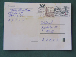 Czech Republic 1997 Stationery Postcard 3 + 1 Kcs Sent Locally - Briefe U. Dokumente