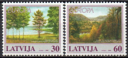 CEPT / Europa 1999 Lettonie N° 464 Et 465 ** Réserves Et Parcs Naturels - 1999