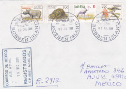 From South Africa To Mexico - 2008 - Lettres & Documents