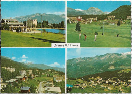 SUISSE - CRANS SUR SIERRE - Vues - Golf - Piscine - Crans-Montana