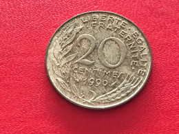 Münze Münzen Umlaufmünze Frankreich 20 Centimes 1990 - 20 Centimes