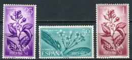 RÍO MUNI FLORA DÍA DEL SELLO 1964 Yv 42/4 MNH - Rio Muni