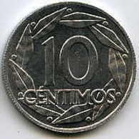 Espagne Spain 10 Centimos 1959 Alu UNC KM 790 - 10 Centesimi