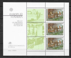 Madeira 1982.  Europa Mi BL3  (**) - Horta