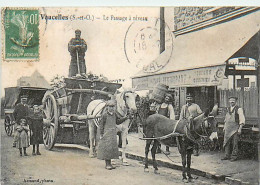 78 VAUCELLES - Le Passage A Niveau. (photo Montage De Carte Reconstitué) - St. Leger En Yvelines