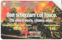 TELECOM - NON SCHERZARE COL FUOCO  - NUOVA  -  LIRE 5000 - GOLDEN  1248 - Public Practical Advertising