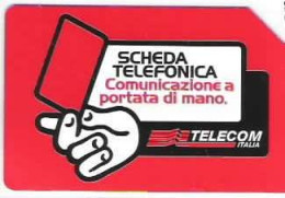 TELECOM - COMUNICAZIONE A PORTATA DI MANO  - USATA -  LIRE 5000  - GOLDEN  1281 - Publiques Figurées Ordinaires