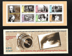 France Carnet N° BC 3268  Photographes  Français Neufs * * B/TB Jamais Plié  Soldé Au Prix De La Poste En 2000 ! ! ! - Photography