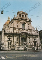 CARTOLINA  B19 ACIREALE,SICILIA-BASILICA S SEBASTIANO-STORIA,MEMORIA,CULTURA,RELIGIONE,BELLA ITALIA,VIAGGIATA 1993 - Acireale