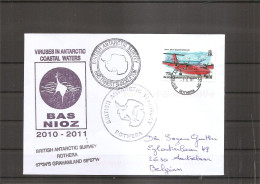 BAT ( Lettre De 2011 De Rothera Vers La Belgique à Voir) - Lettres & Documents