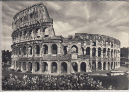 ROMA - Il Colosseo, Coliseum,  Bus, Autobus  Viaggiata 1957 - Colosseum