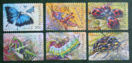 BUGS & BUTTERFLIES Papillon Insects 2003 Mi 2265-2270 Used Gebruikt Oblitere Australia Australien Australie - Gebruikt