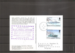 BAT ( CP De 1998 De Port Lockroy Vers La Belgique à Voir) - Covers & Documents