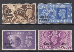 1948 Bahrain London Olympics Complete Set Of 4 Mint HINGED - Bahrain (...-1965)