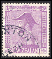 New Zealand 1926-34 3s Pale Mauve Fine Used. - Used Stamps