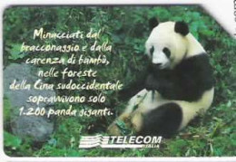 TELECOM - ANIMALI CHE LASCIANO UN VUOTO - USATA - LIRE 5000 - GOLDEN  1413 - Public Practical Advertising