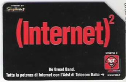 TELECOM - INTERNET - USATA - LIRE 5000 - GOLDEN  1417 - Public Practical Advertising