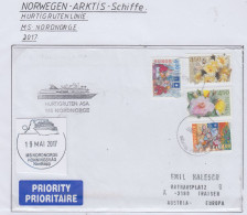 Norway Hurtigruten MS Nordnorge Cover (HI185) - Polareshiffe & Eisbrecher