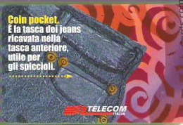 TELECOM - DO YOU SPEAK JEANS?  - USATA- LIRE 5000 - GOLDEN  1430 - Public Practical Advertising