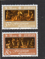 1985 LIECHTENSTEIN Mi N° 866/867 : ** - MNH - NEUF - POSTFRISCH - POSTFRIS - 1985