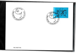 3000 Bern - Pro Sport Ausgabetag - 25 08 1992 - Beli FDC 021 - Briefe U. Dokumente