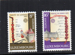 1982 LUXEMBURG Mi N° 1052/1053 : ** - MNH - NEUF - POSTFRISCH - POSTFRIS - 1982