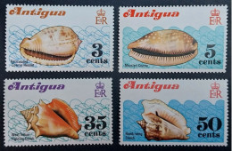 Coquillages Shells // Série Complète Neuve ** MNH ; Antigua YT 279/282 (1972) Cote 6.50 € - 1960-1981 Interne Autonomie