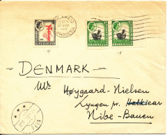 Rhodesia & Nyasaland Cover Sent To Denmark 23-11-1960 - Rhodésie & Nyasaland (1954-1963)
