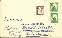 Rhodesia & Nyasaland Cover Sent To Denmark No Postmarks But Answer 31-12-1961 - Rhodésie & Nyasaland (1954-1963)
