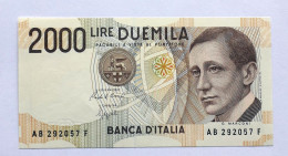 ITALY -  2.000 LIRE - P 115  (1990) -  UNC - BANKNOTES - PAPER MONEY - CARTAMONETA - - 2000 Liras