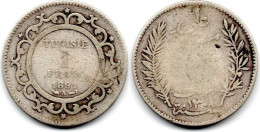 MA 31124 / Tunisie - Tunisia - Tunesien 1 Franc 1891 A B+ - Tunisie