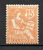 Col41 Colonies Alexandrie N° 25 Neuf X MH Cote  2,50€ - Nuovi