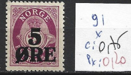 NORVEGE 91 * Côte 0.75 € - Unused Stamps