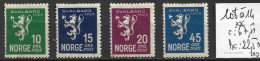 NORVEGE 108 à 14 ** Côte 67.50 € - Unused Stamps