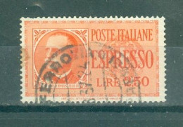 ITALIE - TIMBRES POUR LETTRES PAR EXPRES N°20 Oblitéré - Victor-Emmauel III. - Poste Exprèsse