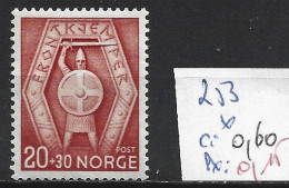 NORVEGE 253 * Côte 0.60 € - Unused Stamps