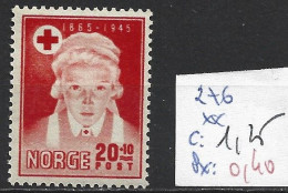 NORVEGE 276 ** Côte 1.25 € - Unused Stamps
