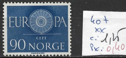 NORVEGE 407 ** Côte 1.25 € - 1960