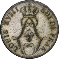 Guyana, Louis XVIII, 10 Cents, 1818, Paris, Billon, TTB - Sonstige & Ohne Zuordnung