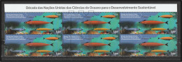 Portugal 2021 Década Das Ciências Do Oceano Para O Desenvolvimento Sustentável Sea Fish Environment Peixe Cartor - Full Sheets & Multiples