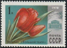 Russie 1978 Yv. N°4479 - Tulipe "Grand-Théatre" Du Théatre Bolchoï - Oblitéré - Usati