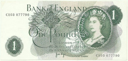 GREAT BRITAIN - 1 POUND - ND ( 1970-77 ) - P 374 G - Serie CX03 - BANK OF ENGLAND - United Kingdom - 1 Pond
