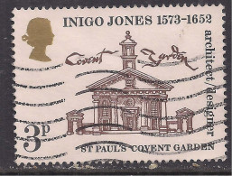 GB 1973 QE2 3p 400th Anniv Birth Inigo Jones Used SG 936 ( B1307 ) - Oblitérés