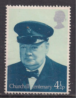 GB 1974 QE2 4 1/2p Birth Cent Winston Churchill Used SG 962 ( 1173 ) - Usati