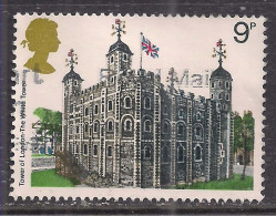 GB 1978 QE2 9p Historic Buildings Tower London Used SG 1054 ( B370 ) - Gebraucht