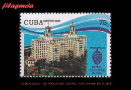 CUBA MINT. 2020-24 90 AÑOS DEL HOTEL NACIONAL DE CUBA - Nuovi