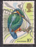 GB 1980 QE2 10p Cent. Wild Bird Protection Kingfisher Used SG 1109 ( A1282 ) - Gebruikt