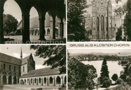 72963914 Chorin Kloster Mittelschiff Giebel Innenhof Arkaden Amtssee Chorin - Chorin