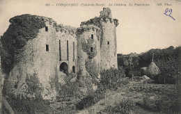 FRANCE - Tonquedec - Vue Sur Le Château Et Le Pont Levis - Carte Postale Ancienne - Tonquédec