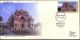 RAMAKRISHNA MISSION- 125 YEARS-  FDC-INDIA-2023-BX4-33 - FDC